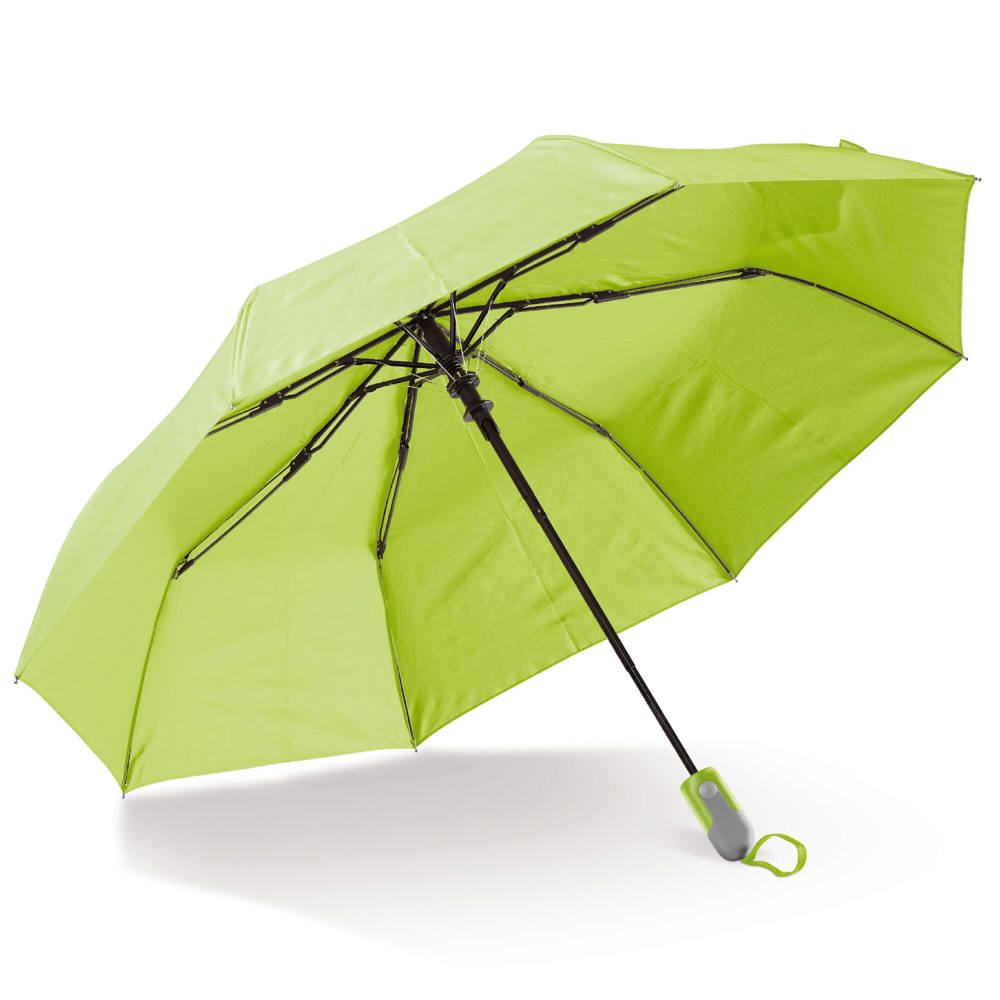 Opvouwbare 22” paraplu auto open - lichtgroen