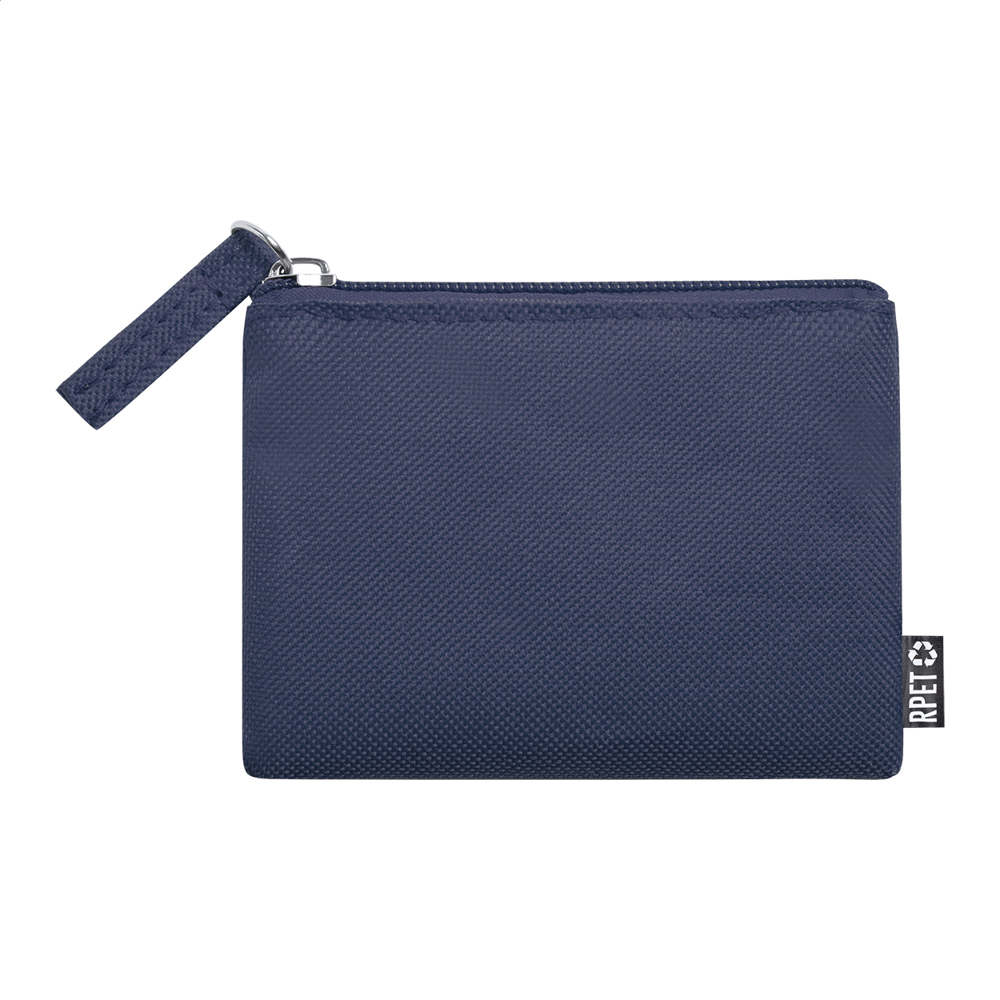 Dirham - RPET-portemonnee - donker blauw