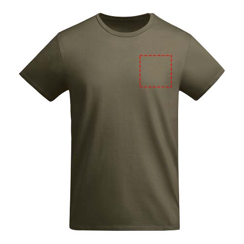 Breda biologisch katoenen herenshirt met korte mouwen