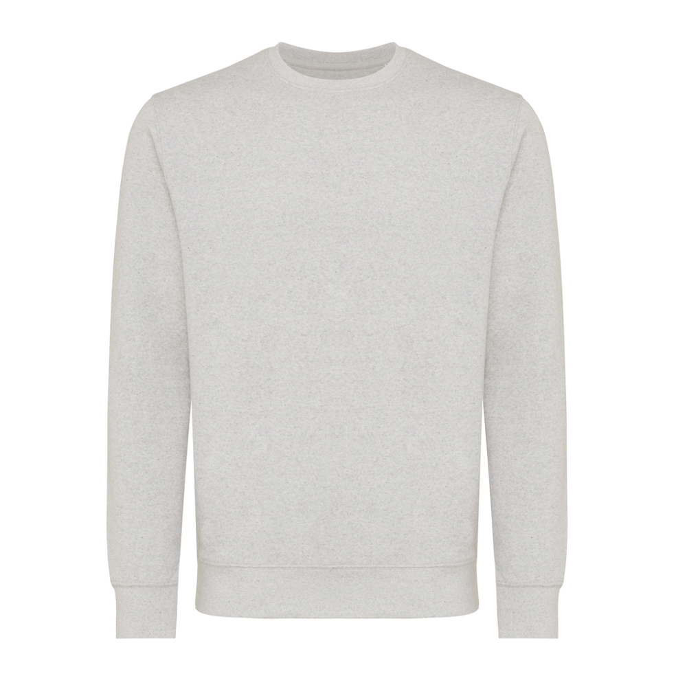 IQONIQ Etosha lichtgewicht gerecycled katoen sweater - light heather grey (± PMS light heather grey)