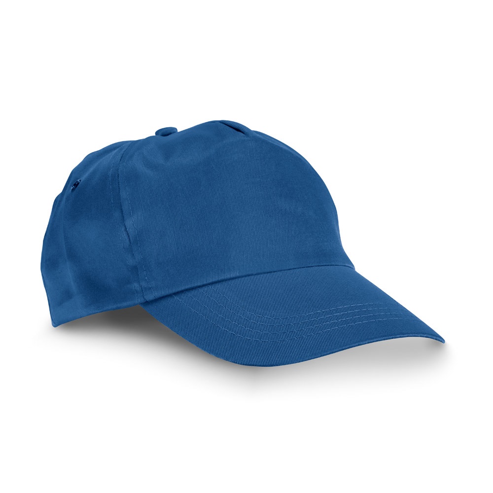 CAMPBEL. Polyester cap - Royal Blauw