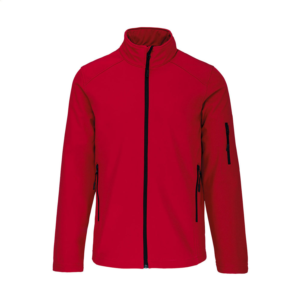 KA401 - 3-laags softshell jas - rood