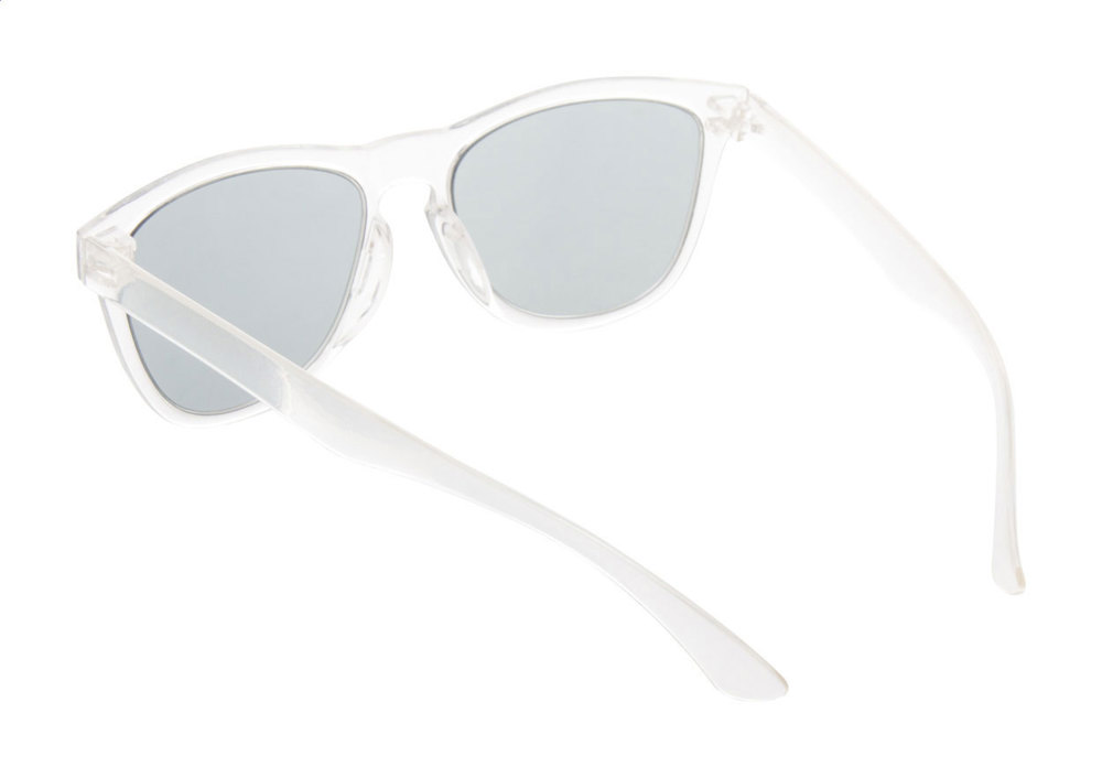 CreaSun - personaliseerbare zonnebril - wit/transparent