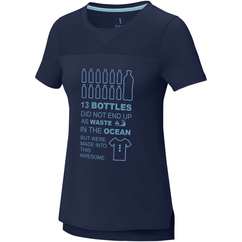 Borax Dames T-shirt met korte mouwen, cool fit, GRS gerecycled