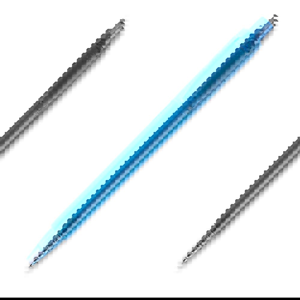 Balpen Baron '03 Happy Frosty - Transparant / Lichtblauw