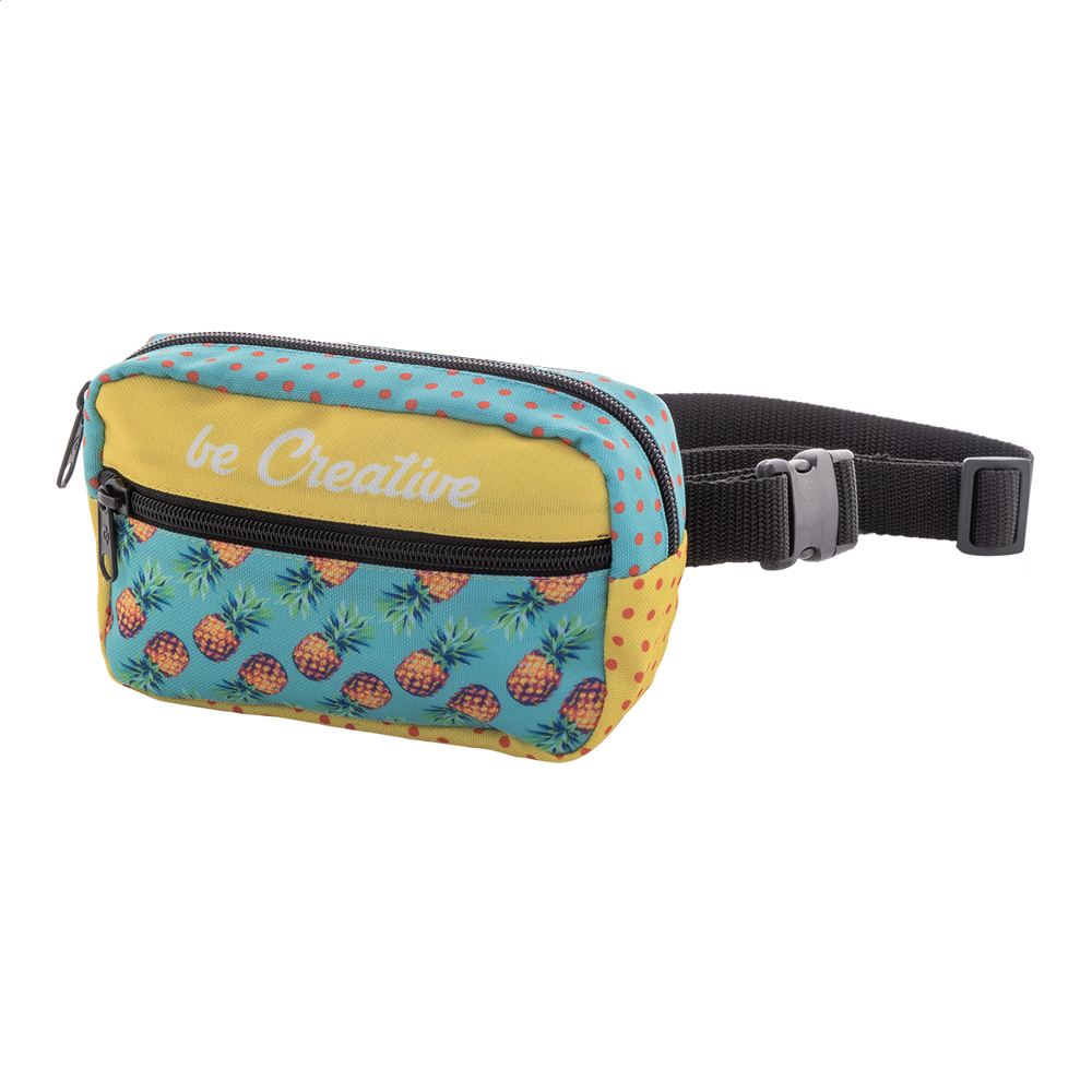 CreaWaist Compact - custom made gemaakte heuptas - Zwart/Wit