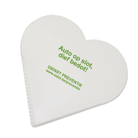 IJskrabber Hart - Wit