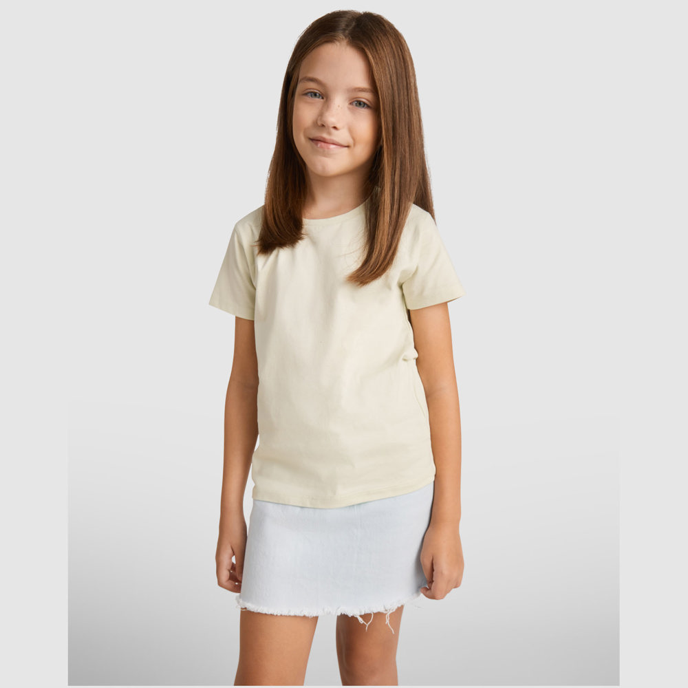 Breda biologisch katoenen kindershirt met korte mouwen