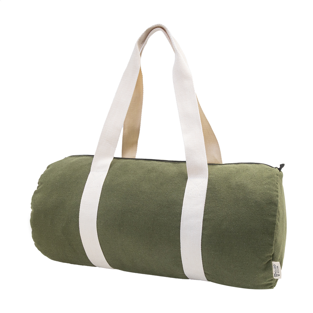 Rekan Duff - sporttas van gerecycled canvas - groen