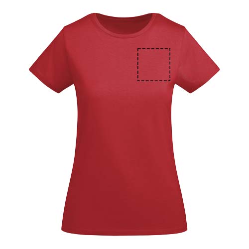 Breda biologisch katoenen dames T-shirt met korte mouwen