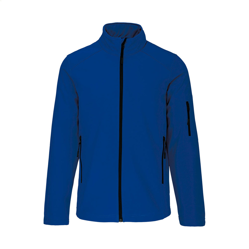 KA401 - 3-laags softshell jas - blauw