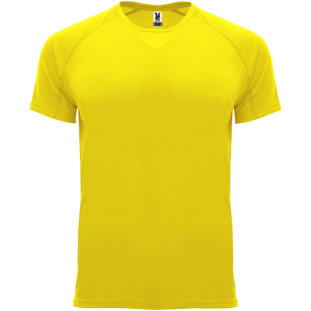 Bahrain sportshirt met korte mouwen voor kinderen - geel