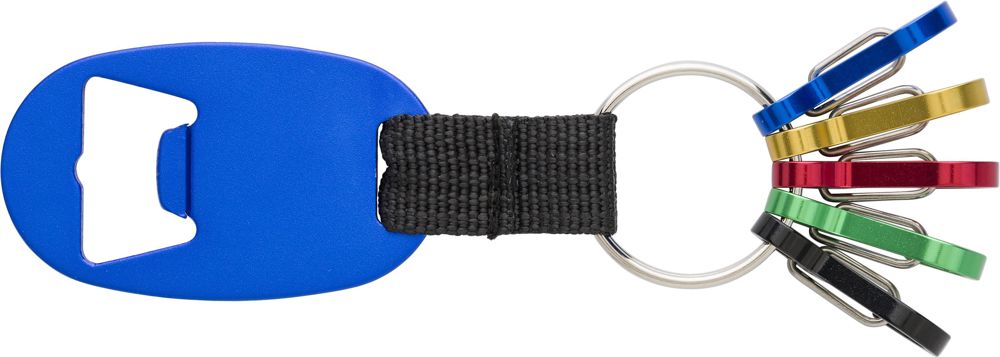 Aluminium 2-in-1 sleutelhanger Courtney