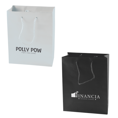 Glanzend papieren tas, 270x370x120 mm
