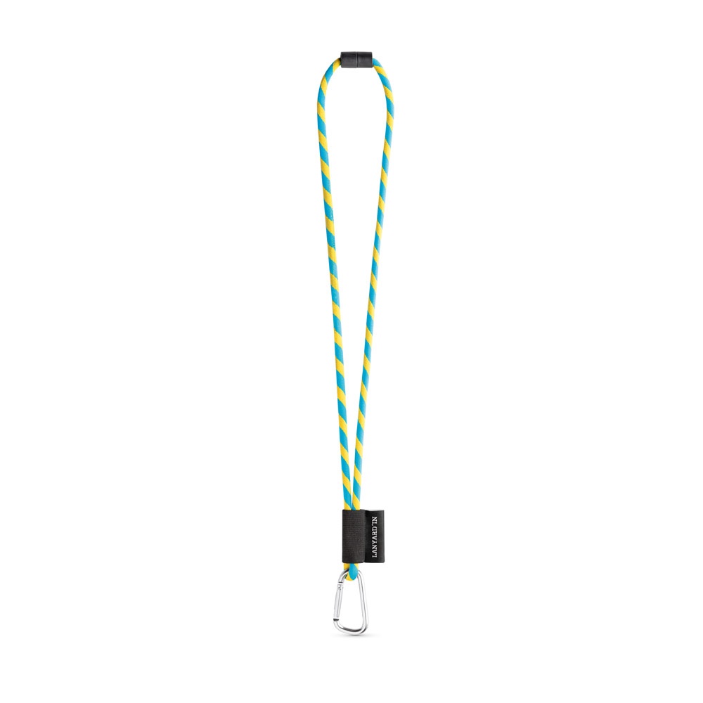 75089. Lanyard Tube Long Set II. Standaard modellen - Geel, Licht blauw
