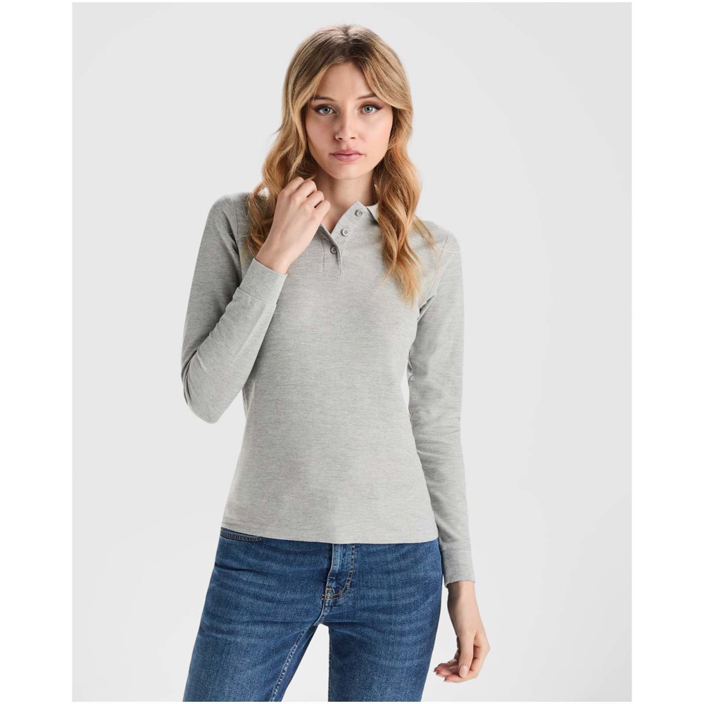 Estrella damespolo met lange mouwen