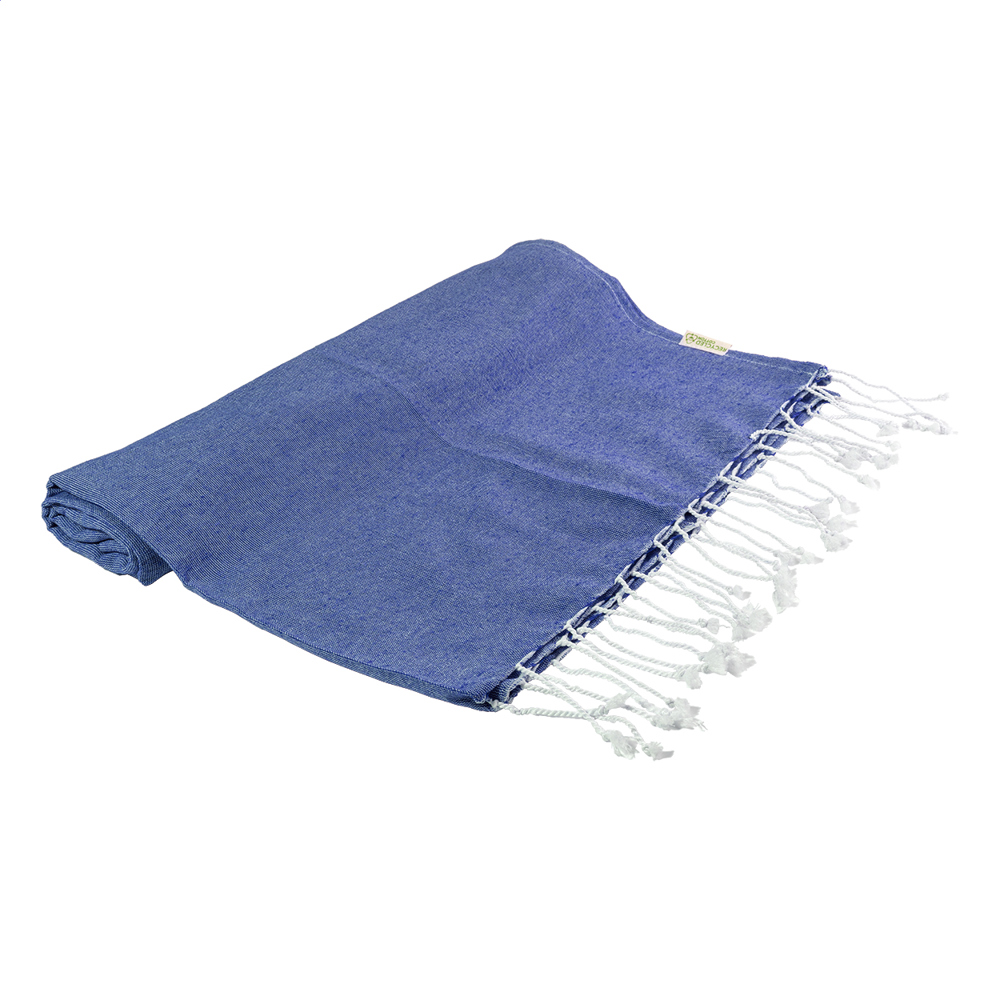 Aruba - gerecycled katoenen strandlaken - donker blauw