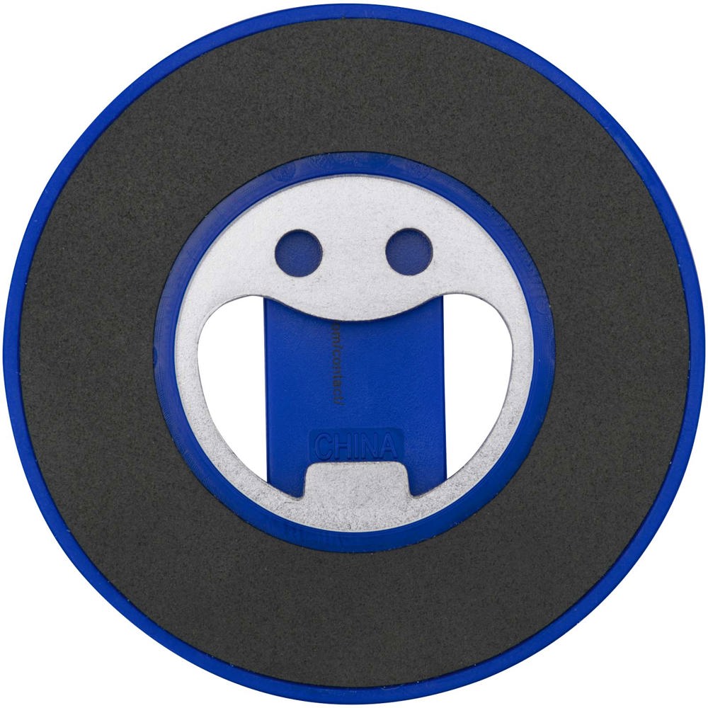 Ain magnetische telefoonstandaard van gerecycled plastic met flesopener 