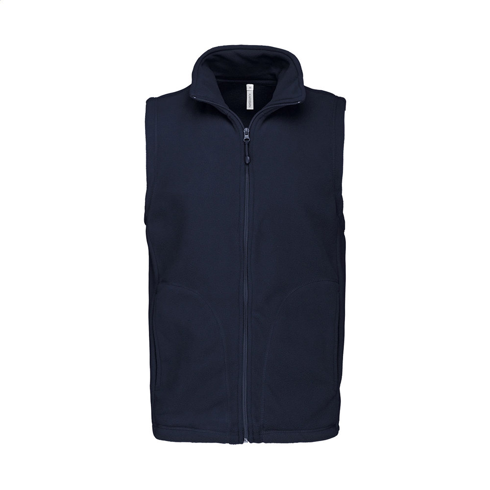 KA913 - fleece bodywarmer vest - donker blauw