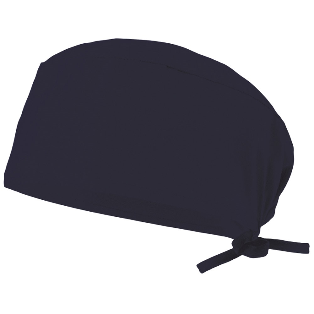 VL ENLIL. Sanitaire keperstof muts (190g/m²), van katoen (35%) en polyester (65%) - Blauw
