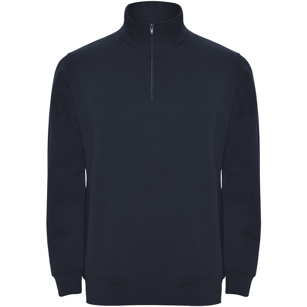 Aneto trui met kwartritssluiting - Marineblauw