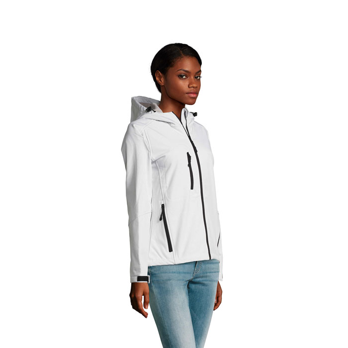 REPLAY WOMEN - REPLAY DAMES HOOD SOFTSHELL