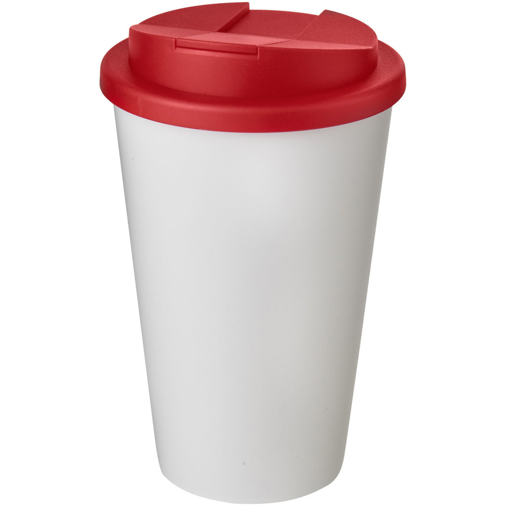 Americano® 350 ml geïsoleerde beker - Wit, Rood