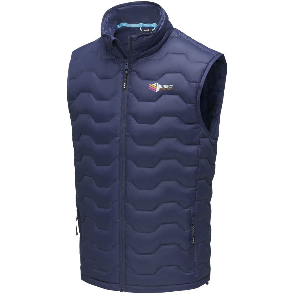 Petalite GRS gerecyclede geïsoleerde down bodywarmer voor heren
