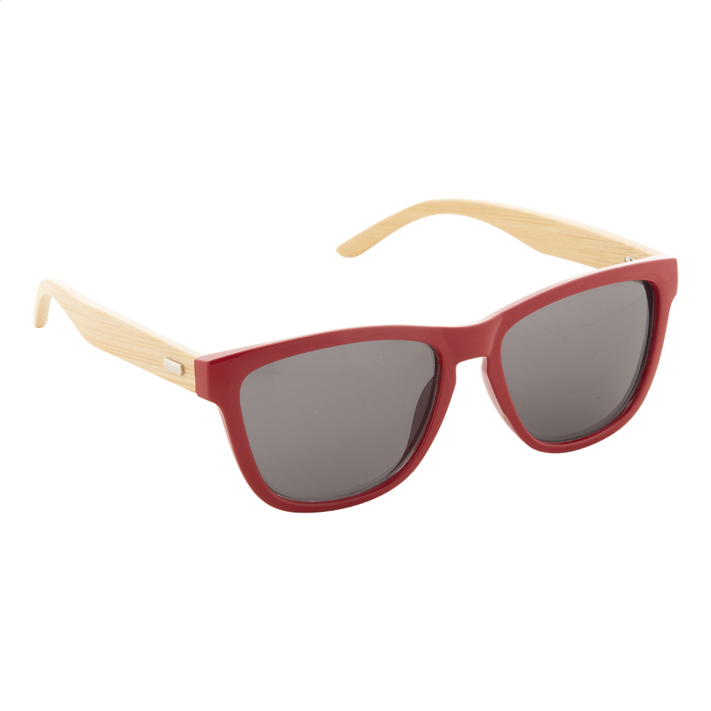 Colobus - zonnebril - rood/natuurlijk