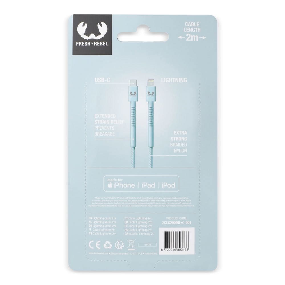 2ULC200 | Fresh 'n Rebel USB-C to Apple Lightning kable 2.0m
