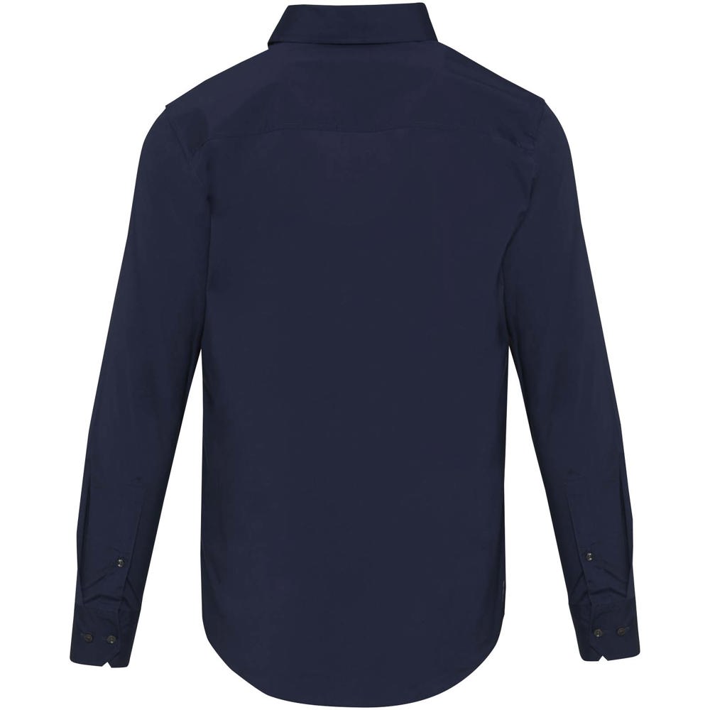 Carnelian poplin herenoverhemd