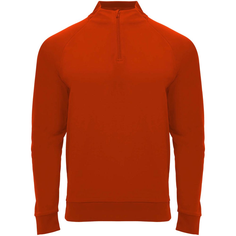 Epiro sweatshirt met lange mouwen en kwartrits voor kinderen - Rood