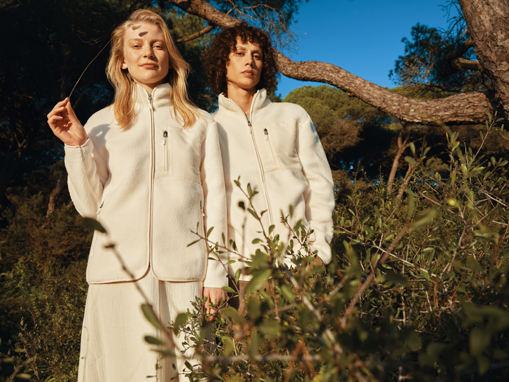 IQONIQ Diran gerecycled polyester pile-fleece jas