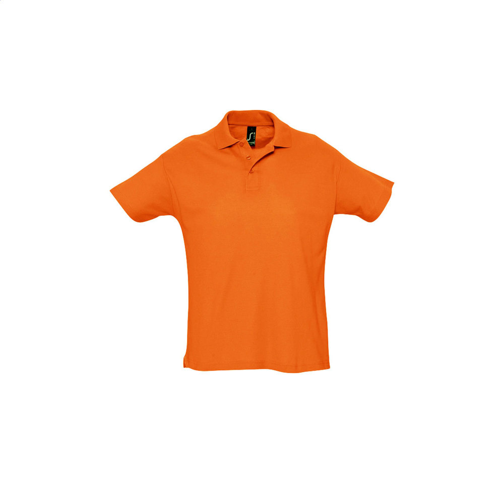 Summer II - pique, polo shirt - Oranje