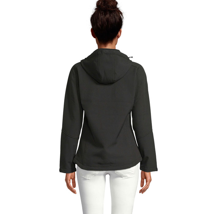 REPLAY WOMEN - REPLAY DAMES HOOD SOFTSHELL