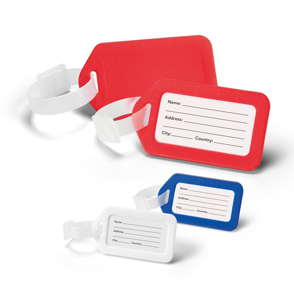 FINDO. Bagagelabel van PP