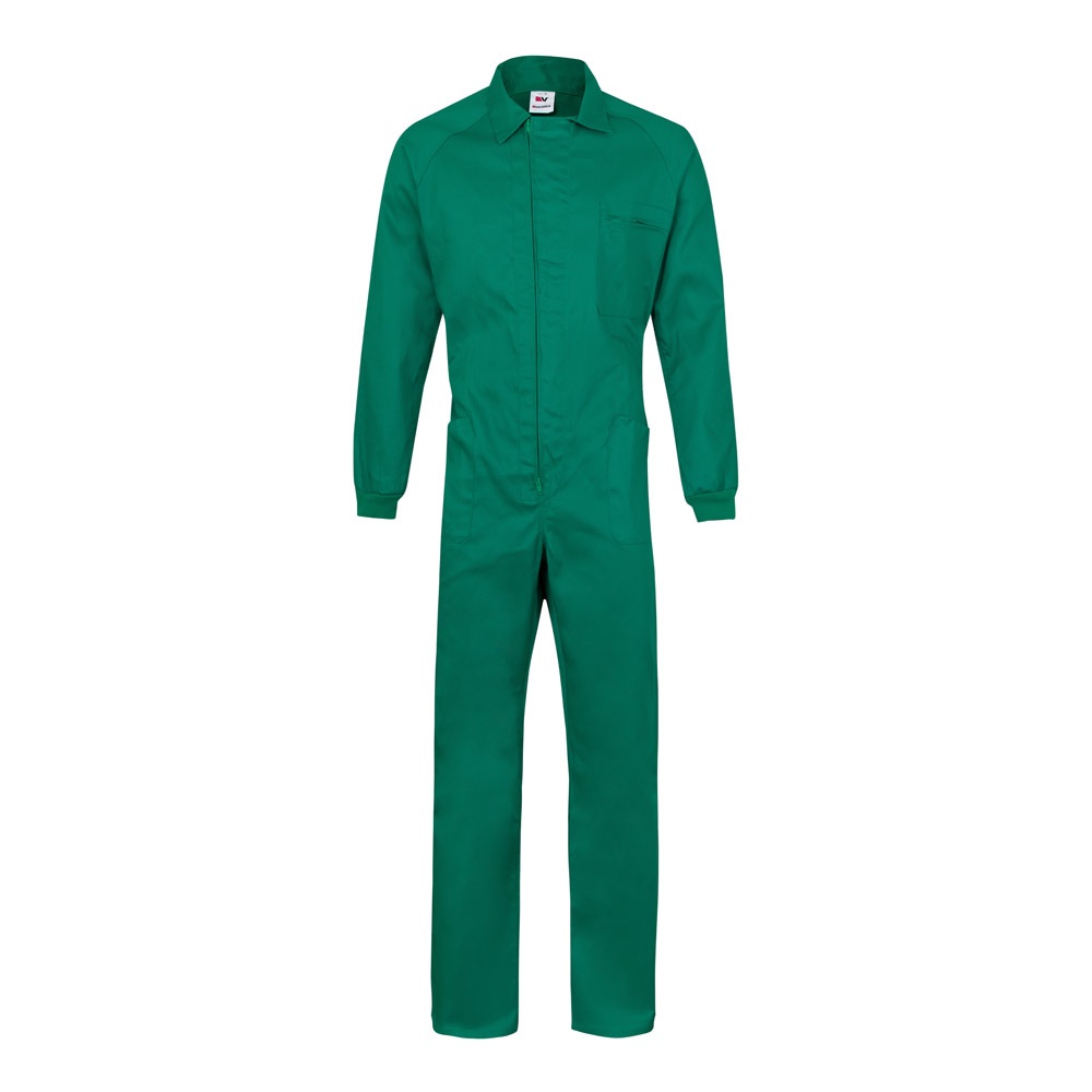 VL YAMA. Twill jumpsuit (200g/m²), van katoen (35%) en polyester (65%) - groen